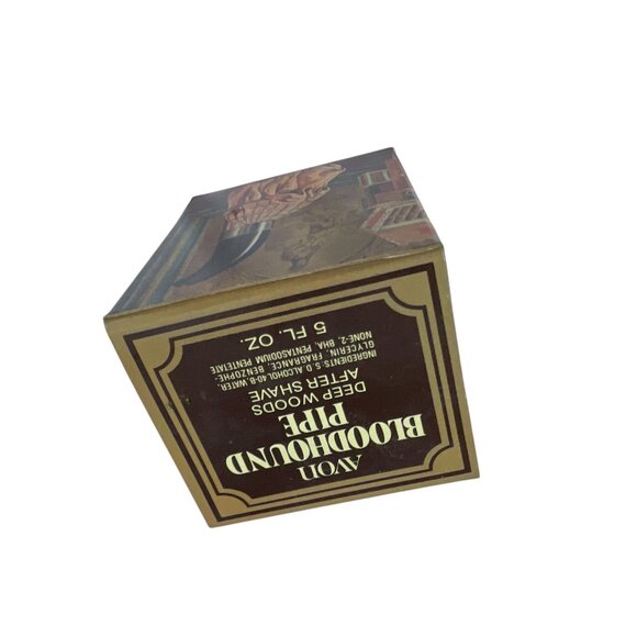Vintage Avon Bloodhound Pipe Original Box Deep Woods After Shave 5 Fl Oz Collect - Picture 4 of 11
